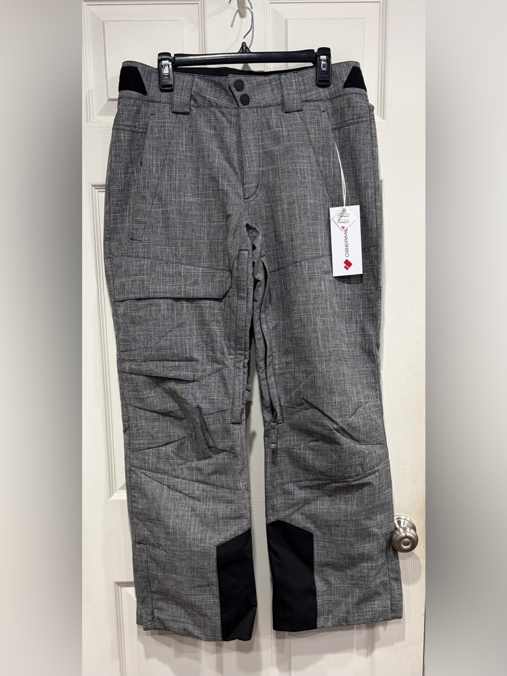 Obermeyer Men's Medium Orion Snow Pants Mens Ski Snowboard Gray Waterproof NWT